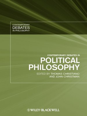 cover image of Contemporary Debates in Political Philosophy
